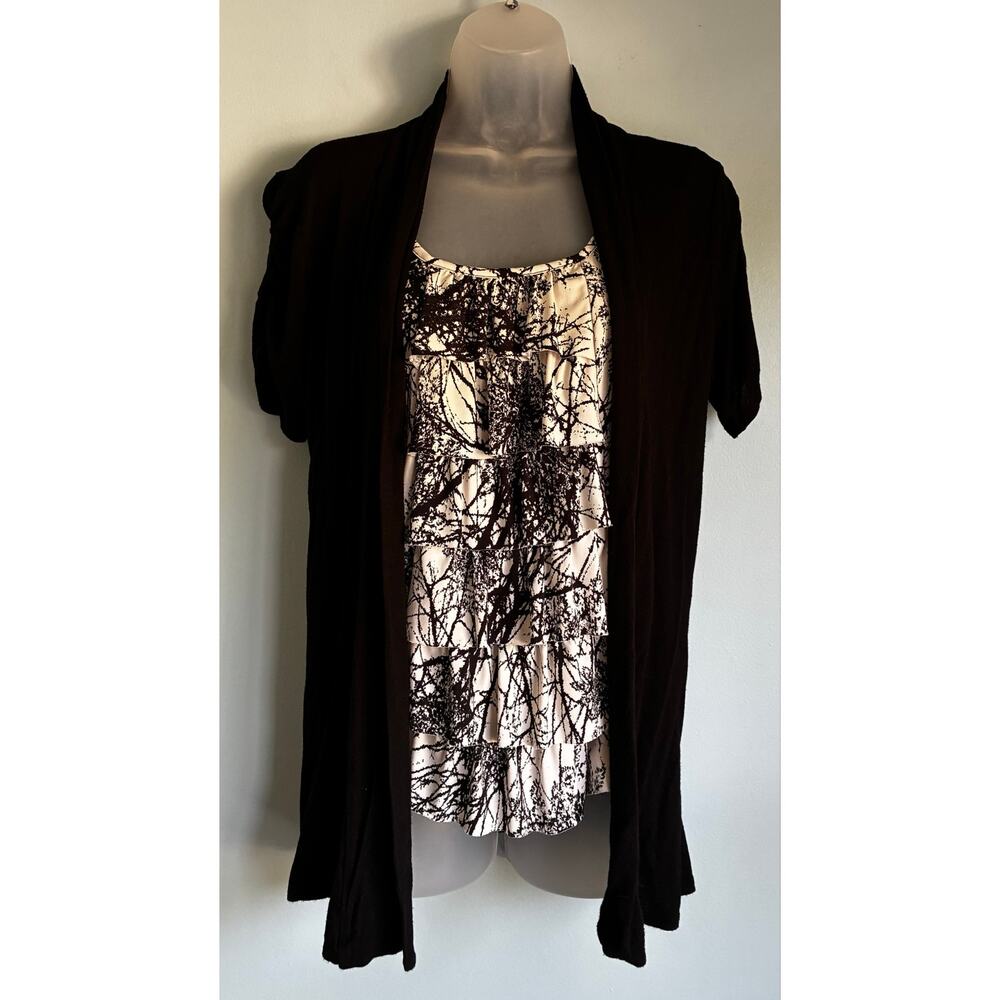 BCX Black and White Top Medium